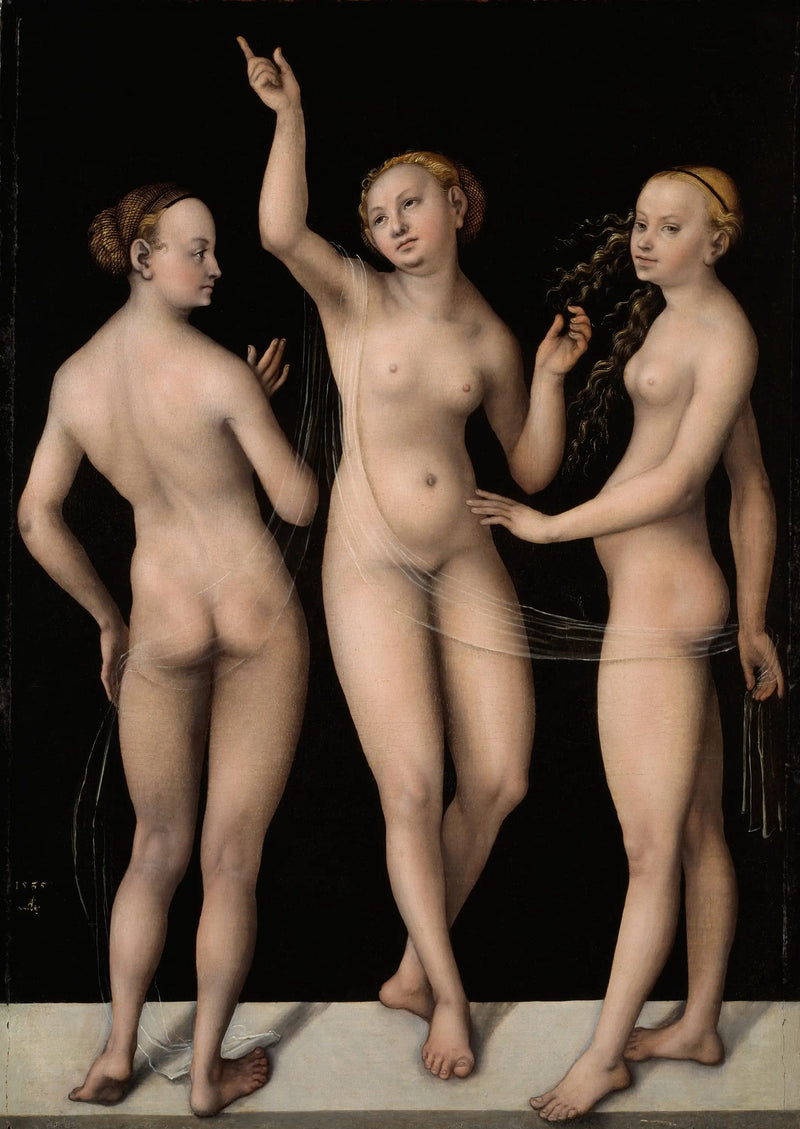 De tre gracer - Lucas Cranach den äldre