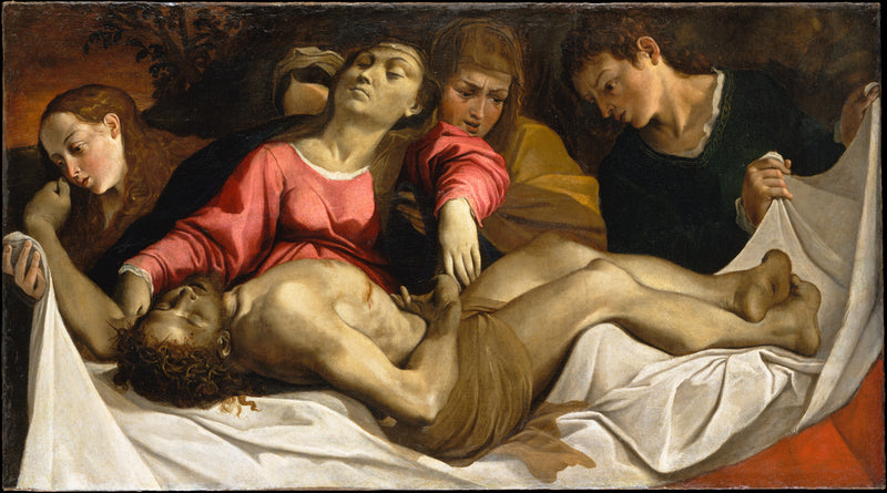 Lamentationen över Kristi döda kropp - Ludovico Carracci
