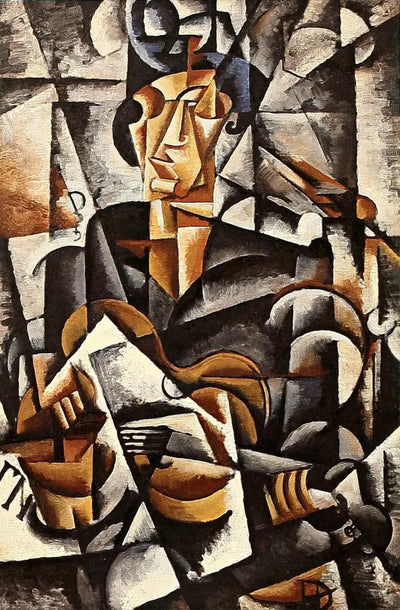 Dame à la guitare - Lioubov Popova
