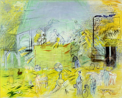 Le dépiquage des moissons - Raoul Dufy