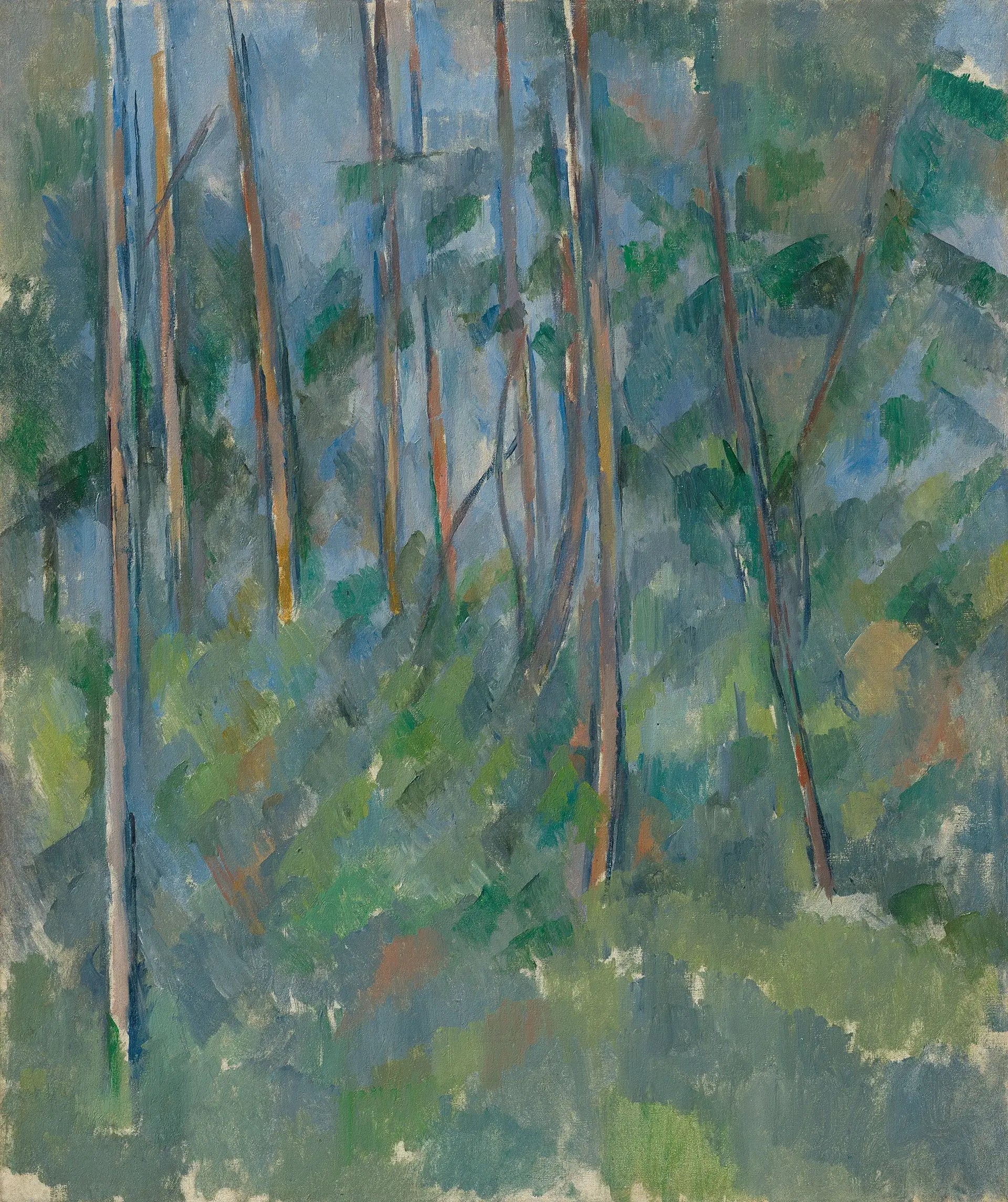 Reproduction du tableau « Sous-bois - Paul Cézanne » par Alpha Reproduction en peinture à l’huile