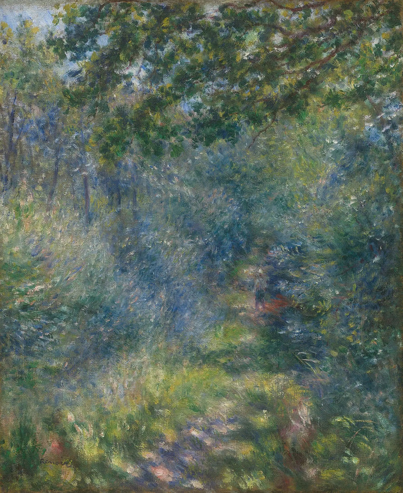 Väg genom skogen - Pierre-Auguste Renoir