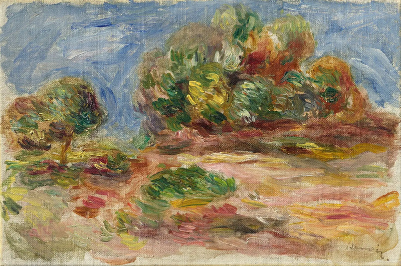 Landskap i Cagnes - Pierre-Auguste Renoir