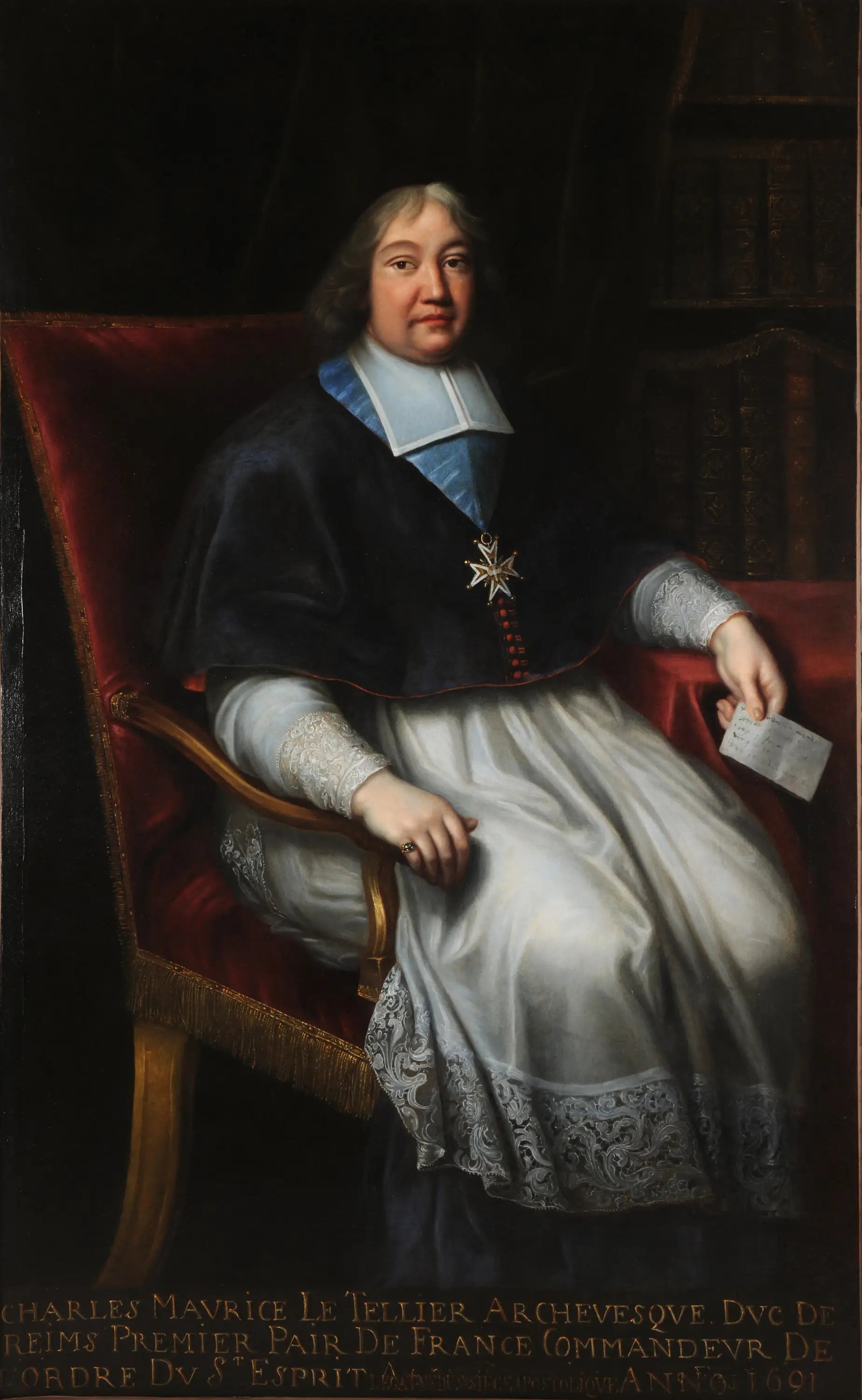 Monseigneur Charles-Maurice Le Tellier - Pierre Mignard - Alpha Reproduction