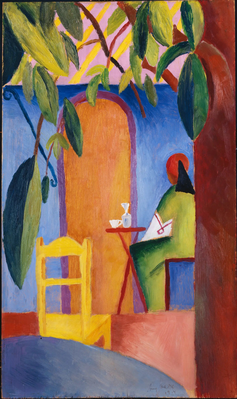 Turkiskt kafé - August Macke