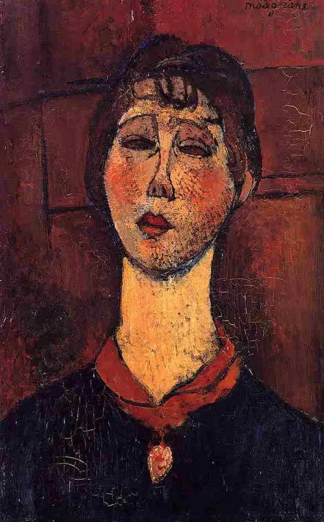 Porträtt av Madame Dorival - Amedeo Modigliani