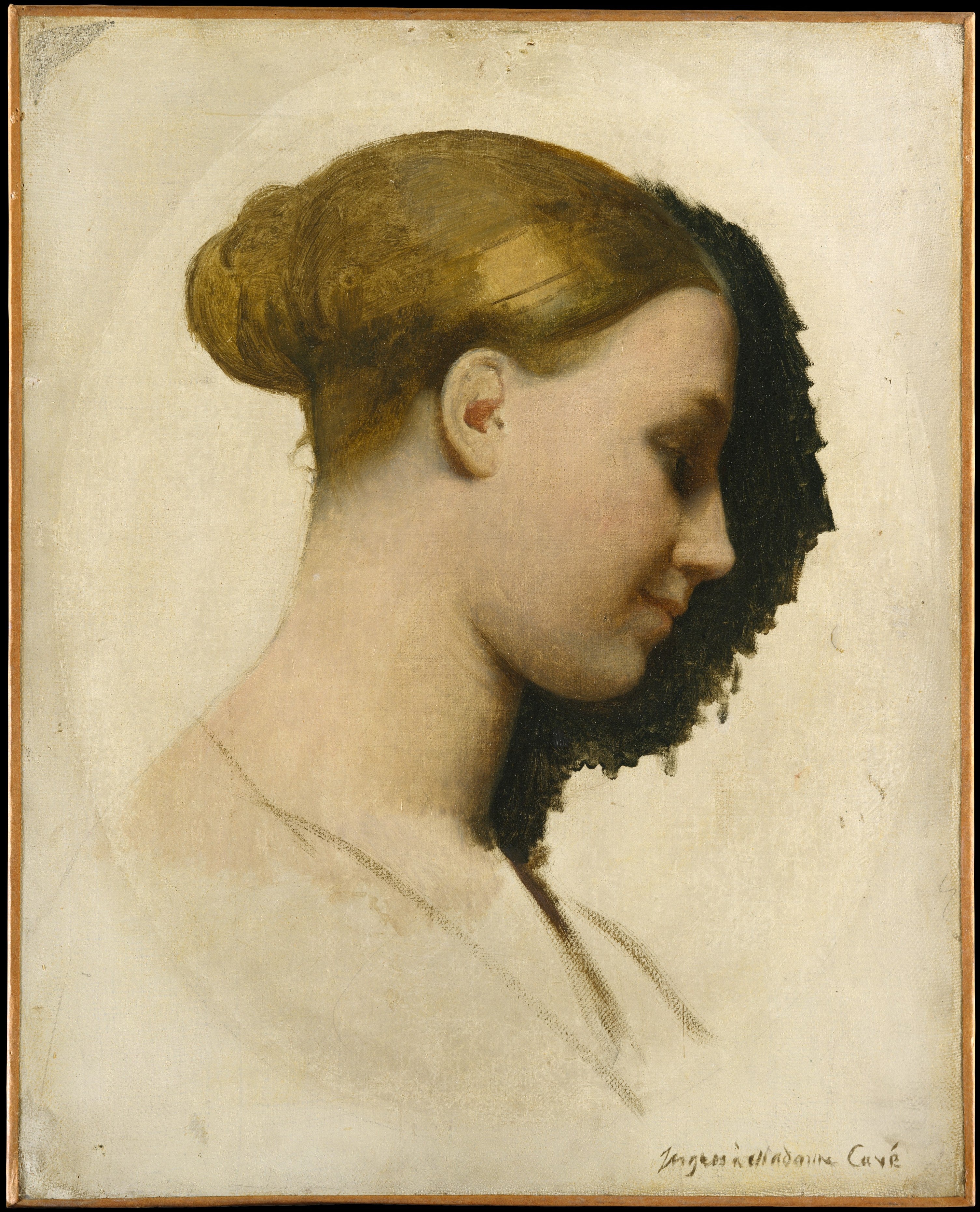 Madame Edmond Cavé (Marie-Élisabeth Blavot, född 1810) - Jean-Auguste-Dominique Ingres