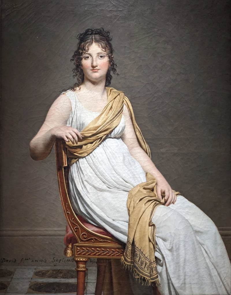 Porträtt av Madame de Verninac - Jacques-Louis David
