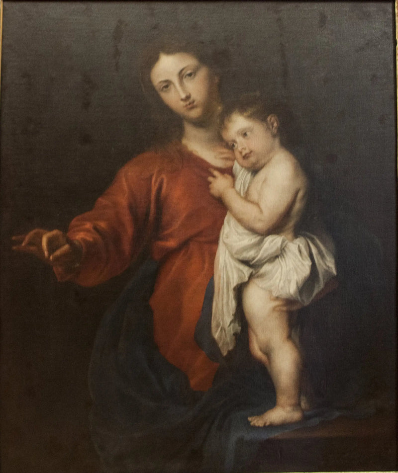 Madonna av Rosenkransen - Antoine van Dyck