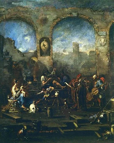 Les conteurs errants. - Alessandro Magnasco
