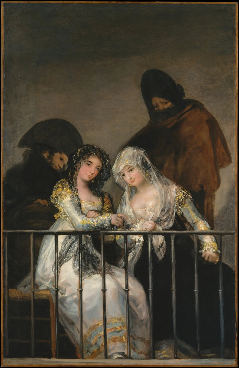 Majaerna på balkongen - Francisco de Goya