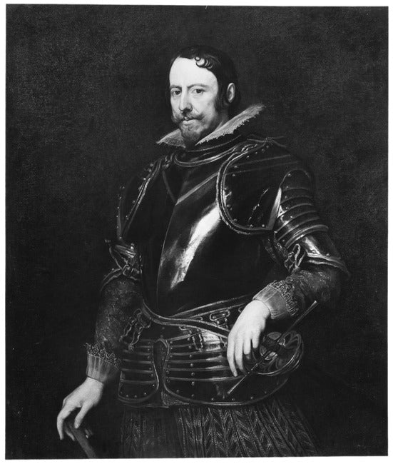 Portrait d'un condottiere inconnu en armure - Antoine van Dyck