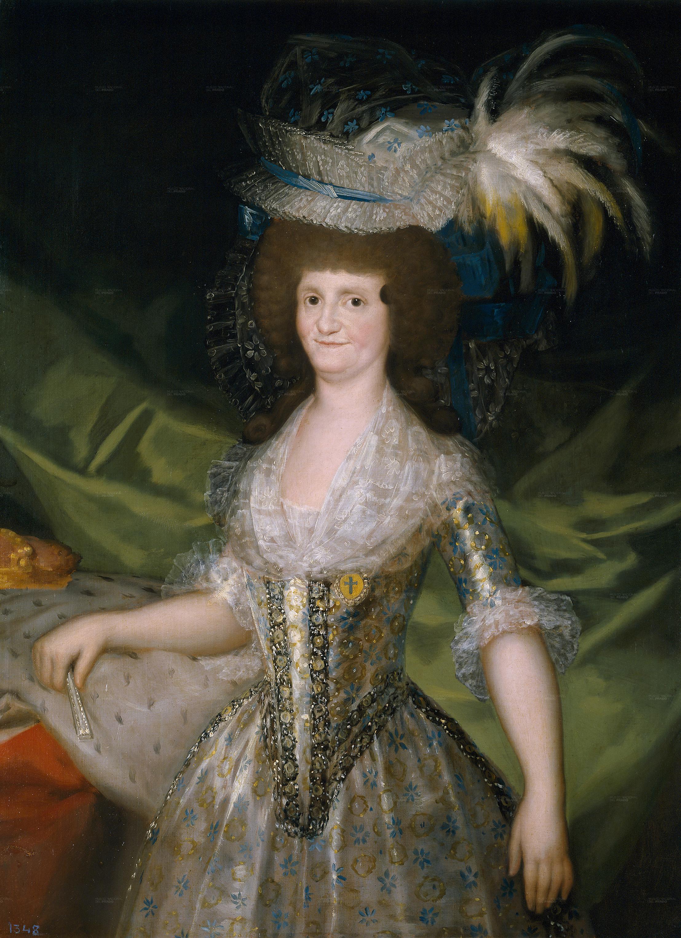 Reproduction du tableau « Portrait de Marie-Louise de Parme, reine d'Espagne - Francisco de Goya » par Alpha Reproduction en peinture à l’huile