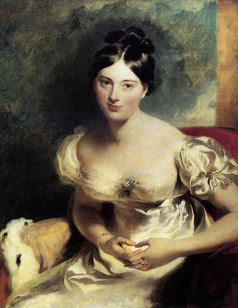 Porträtt av grevinnan de Blessington - Thomas Lawrence