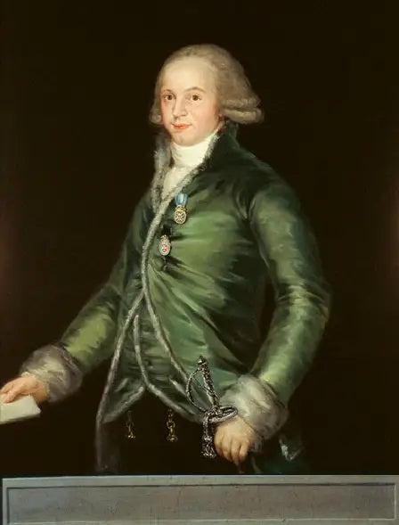 Porträtt av Mariano Luis de Urquijo - Francisco de Goya
