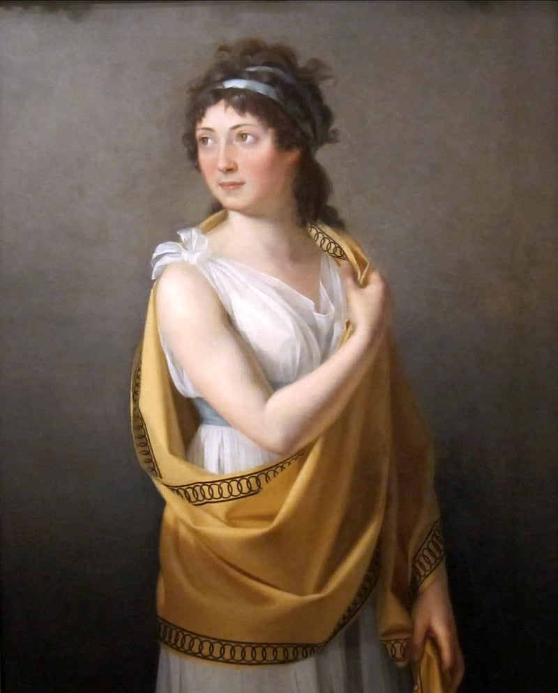 Porträtt av en dam - Marie-Guillemine Benoist