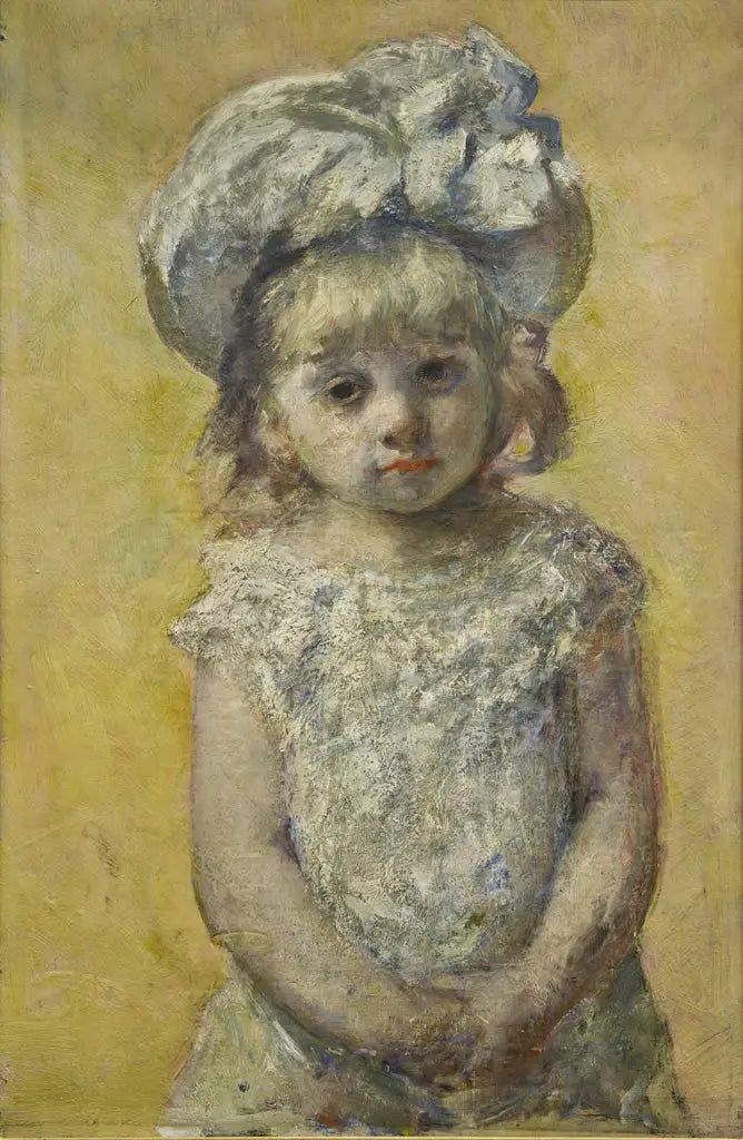 Porträtt av flicka - Mary Cassatt