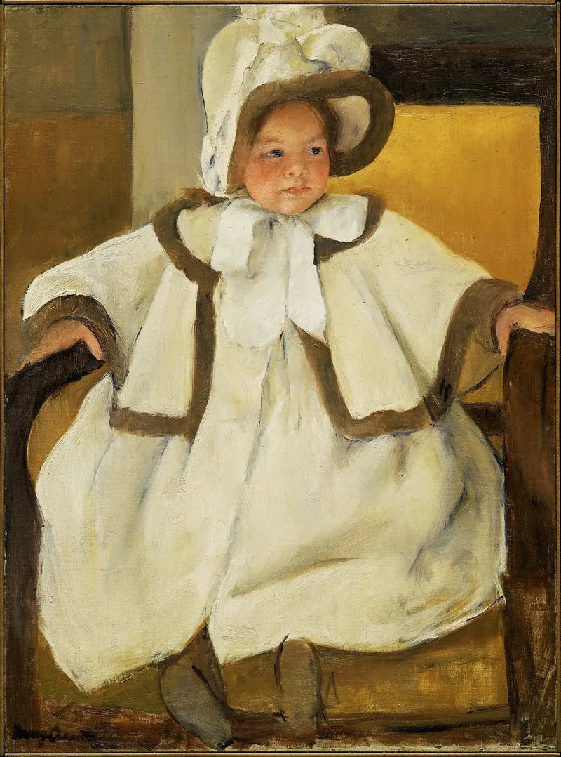 Ellen Mary i vit blus - Mary Cassatt