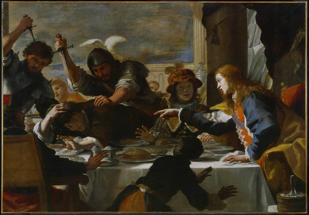 Le festin d'Absalom - Mattia Preti