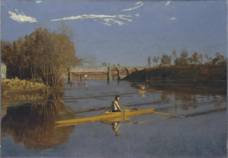 Max Schmitt i en skiff - Thomas Eakins
