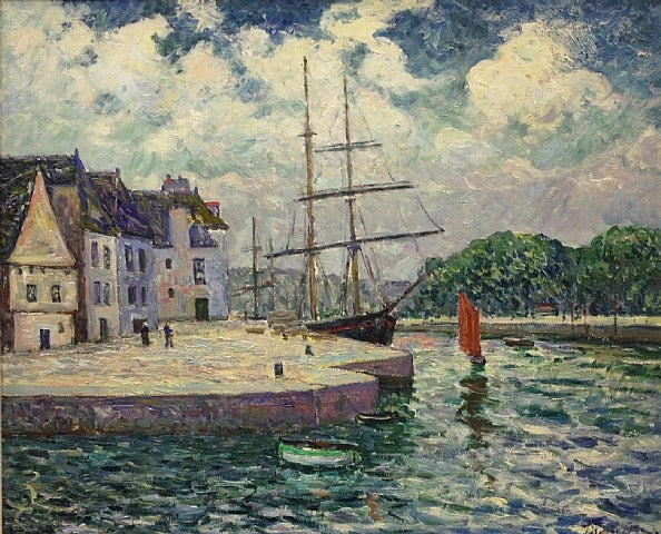 Saint-Goustan hamn i Auray - Maxime Maufra