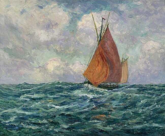 Thonier en mer - Maxime Maufra