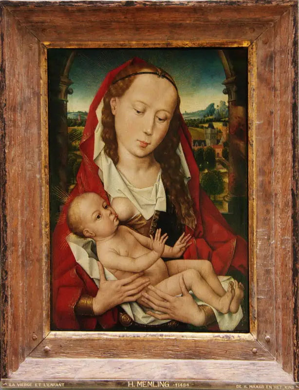 Madonna med barnet - Hans Memling