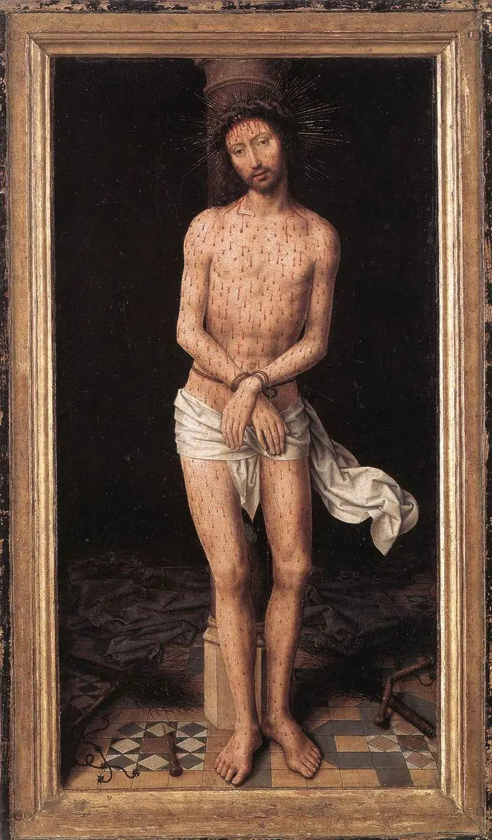 Kristus vid pelaren - Hans Memling