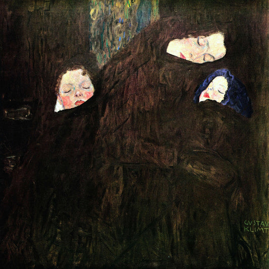🌸👩‍👧‍👦 Mor med barn – Gustav Klimt (cirka 1905)