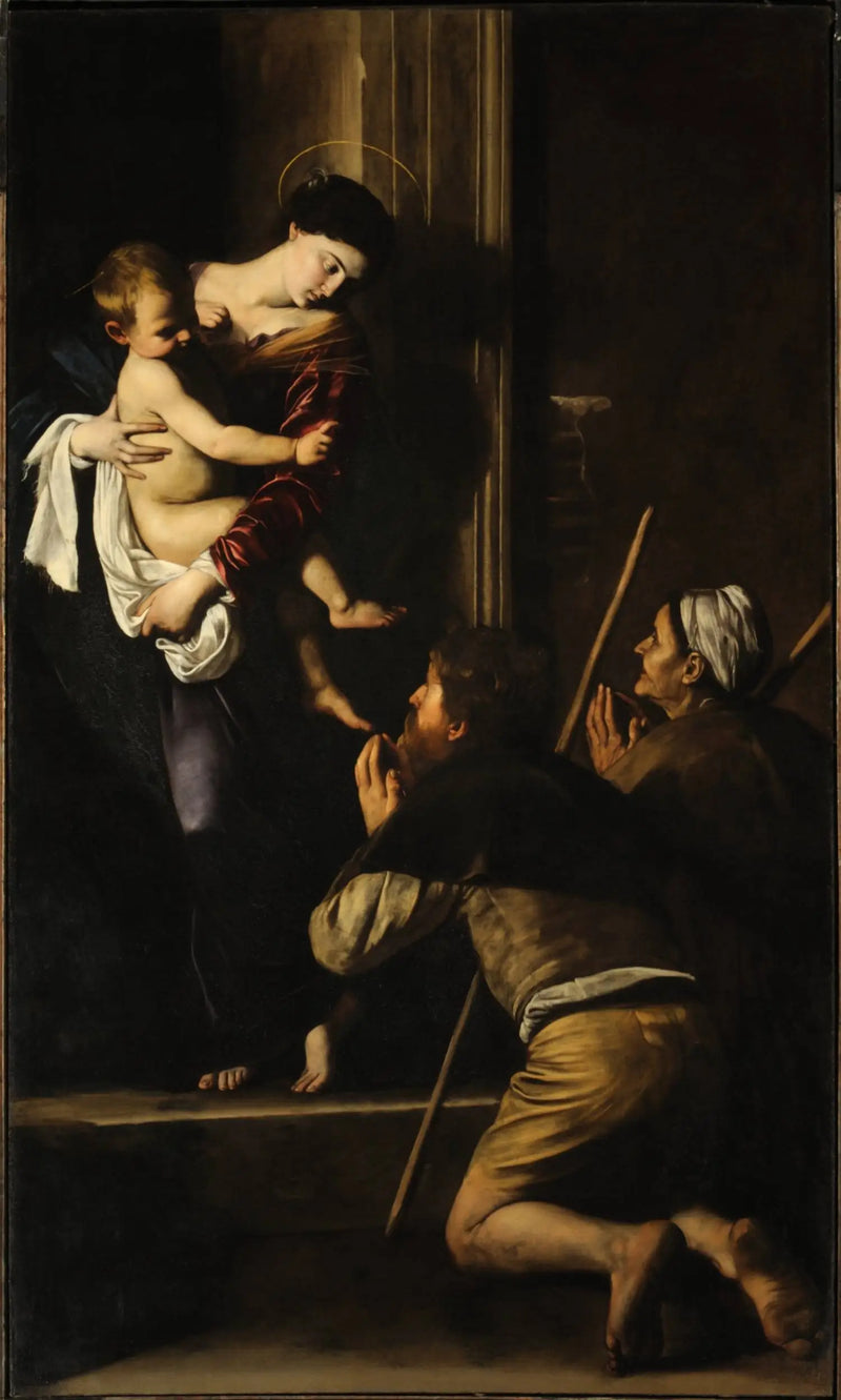 Madonnan av pilgrimerna - Caravaggio