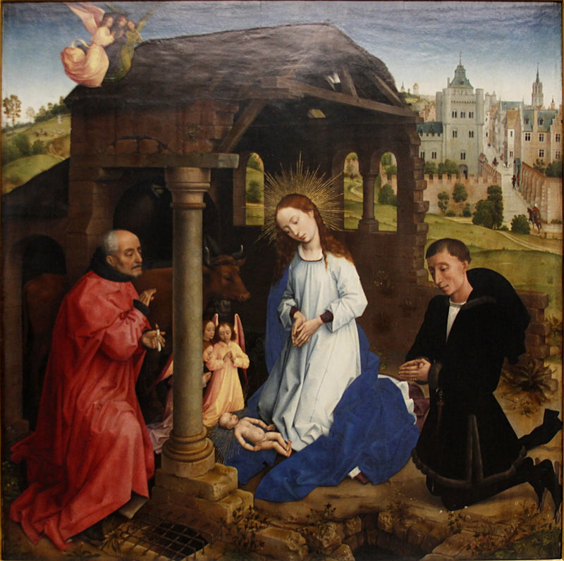 Triptyk Bladelin Nativitet (centralpanel) - Rogier van der Weyden
