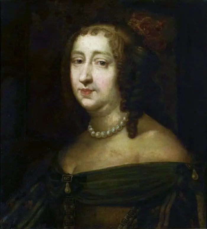 Porträtt av Anne av Österrike (1601-1666). - Pierre Mignard