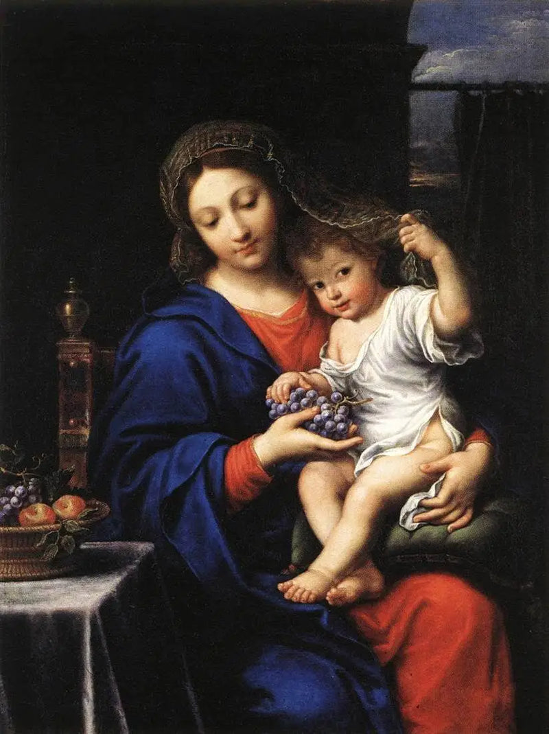 Jungfrun med druvan - Pierre Mignard