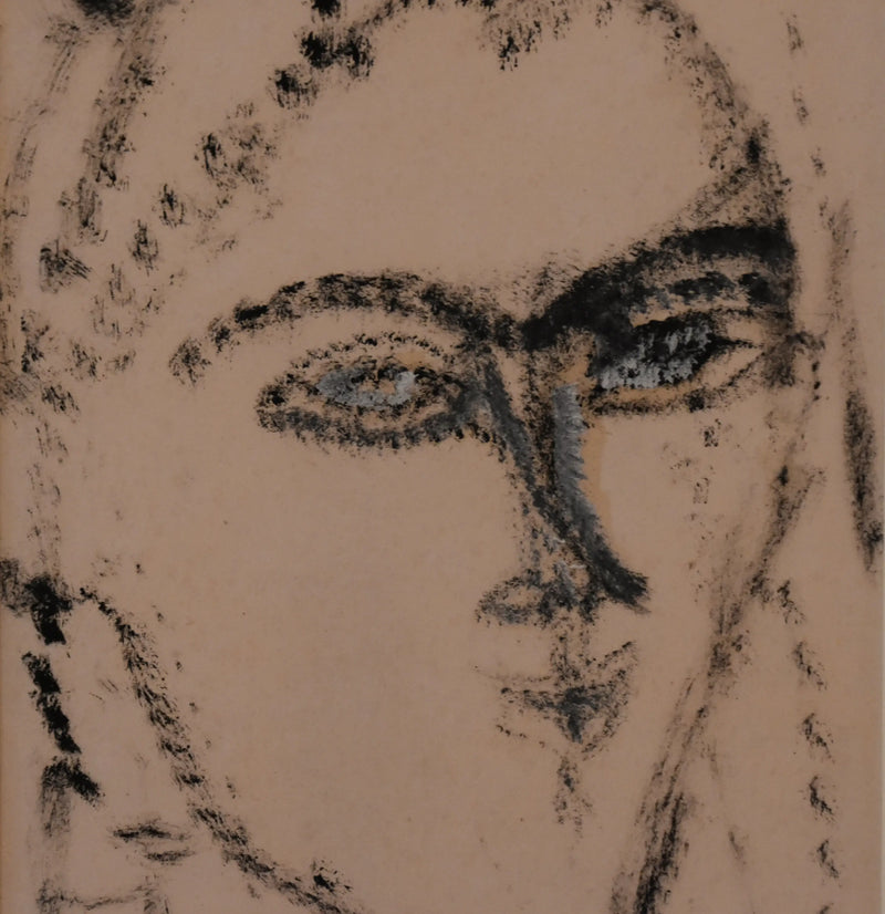 Kvinnohuvud. Kiki? - Amedeo Modigliani