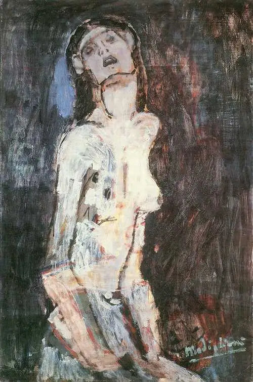 Nu lidande - Amedeo Modigliani