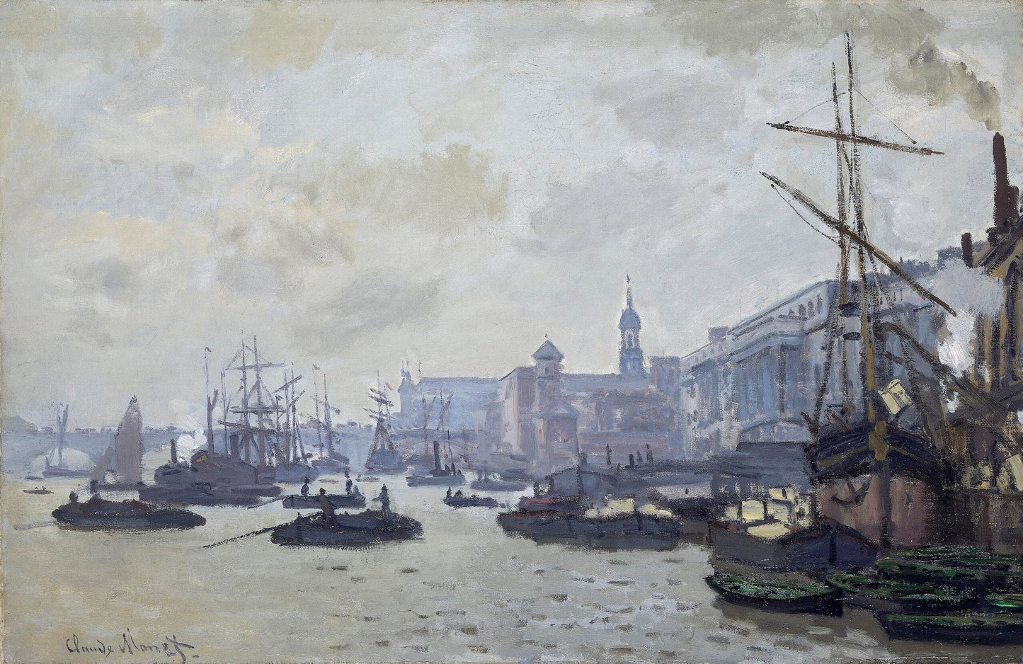 "Londonbassängen" – Claude Monet (1871)