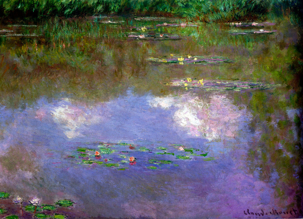 Näckrosor i himlens spegling – Claude Monet (cirka 1915)