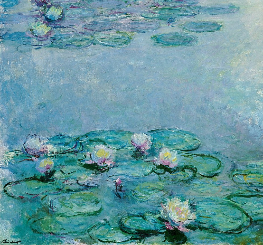 🌸 Näckrosor – Närbild av blommor, Claude Monet