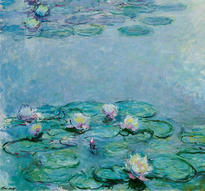 🌸 Näckrosor – Närbild av blommor, Claude Monet