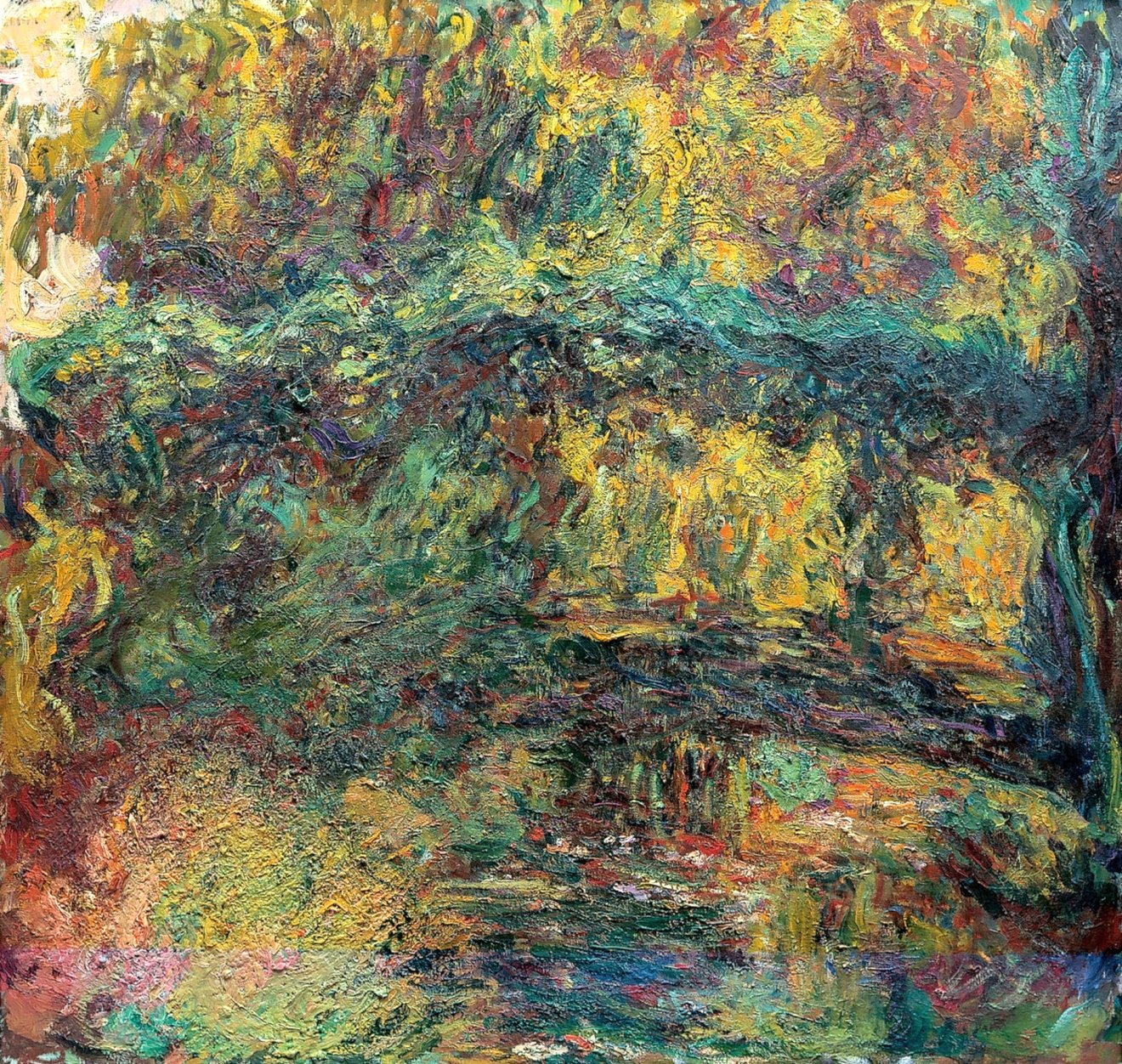 Den japanska bron – Claude Monet (cirka 1924)