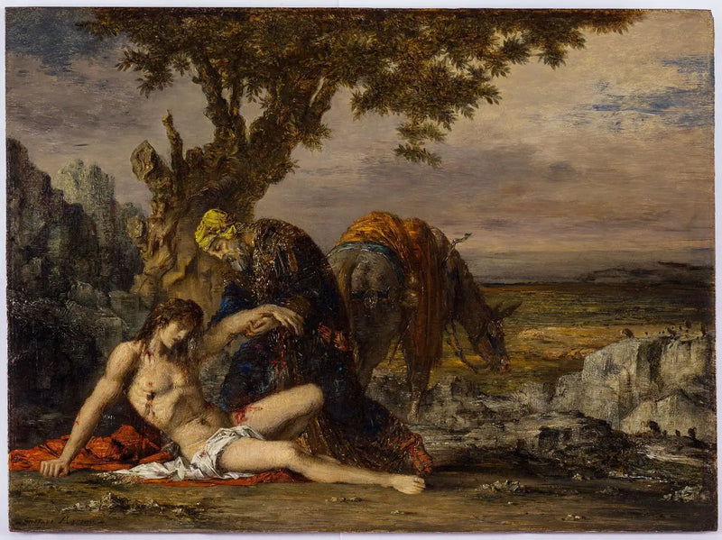 Den gode samariten - Gustave Moreau