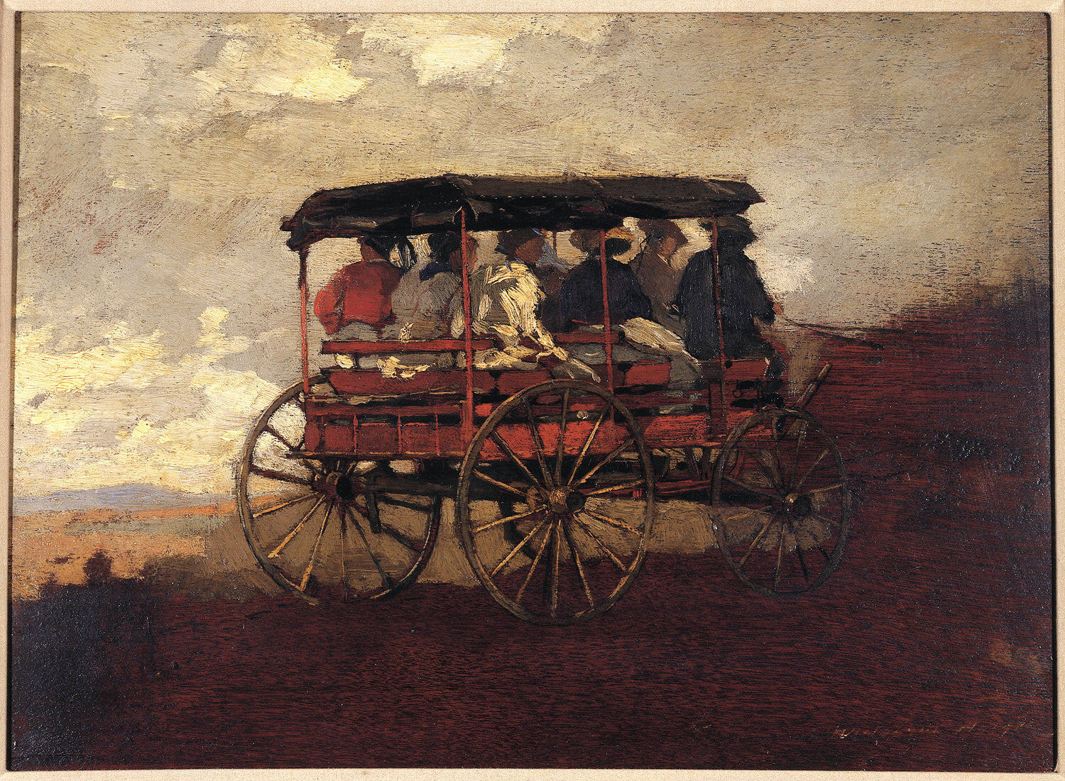 Chariot de montagne - Winslow Homer