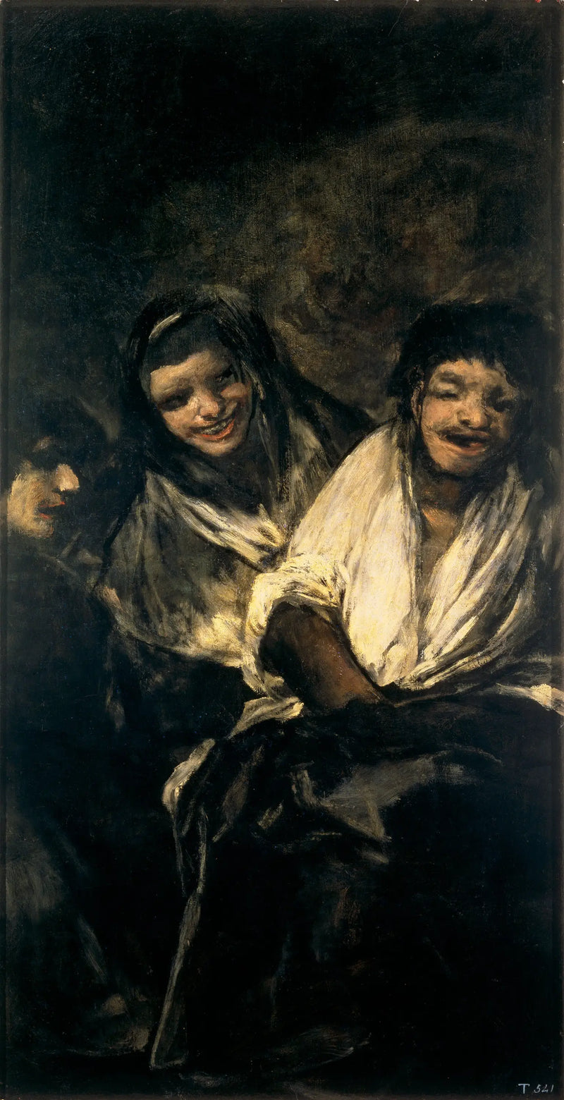 Skrattande kvinnor - Francisco de Goya