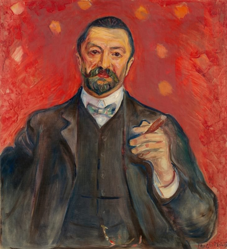 Reproduction du tableau « Félix Auerbach - Edvard Munch » par Alpha Reproduction en peinture à l’huile