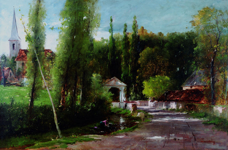 Colpachi park bejárata - Mihály Munkácsy