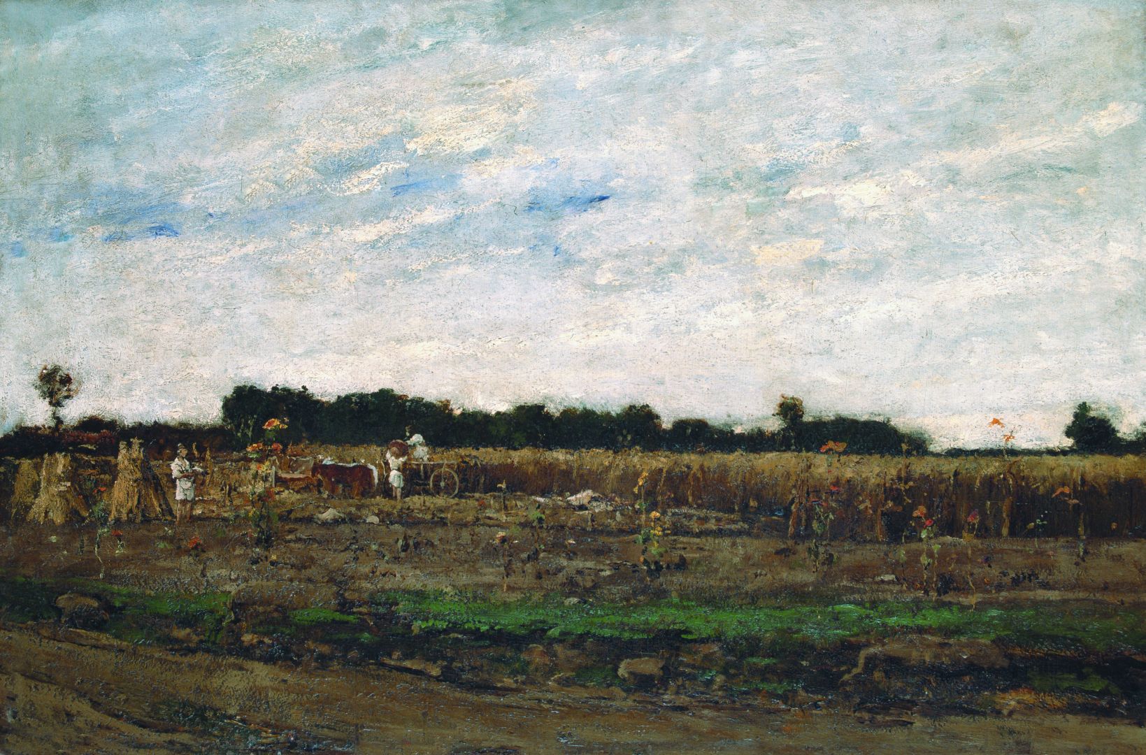 Champ de maïs - Mihály Munkácsy