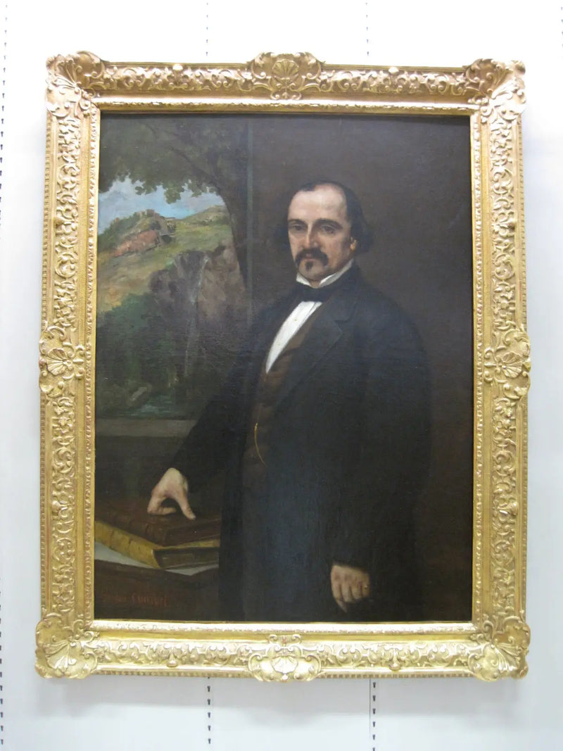 Porträtt av Jean Paul Mazaroz - Gustave Courbet