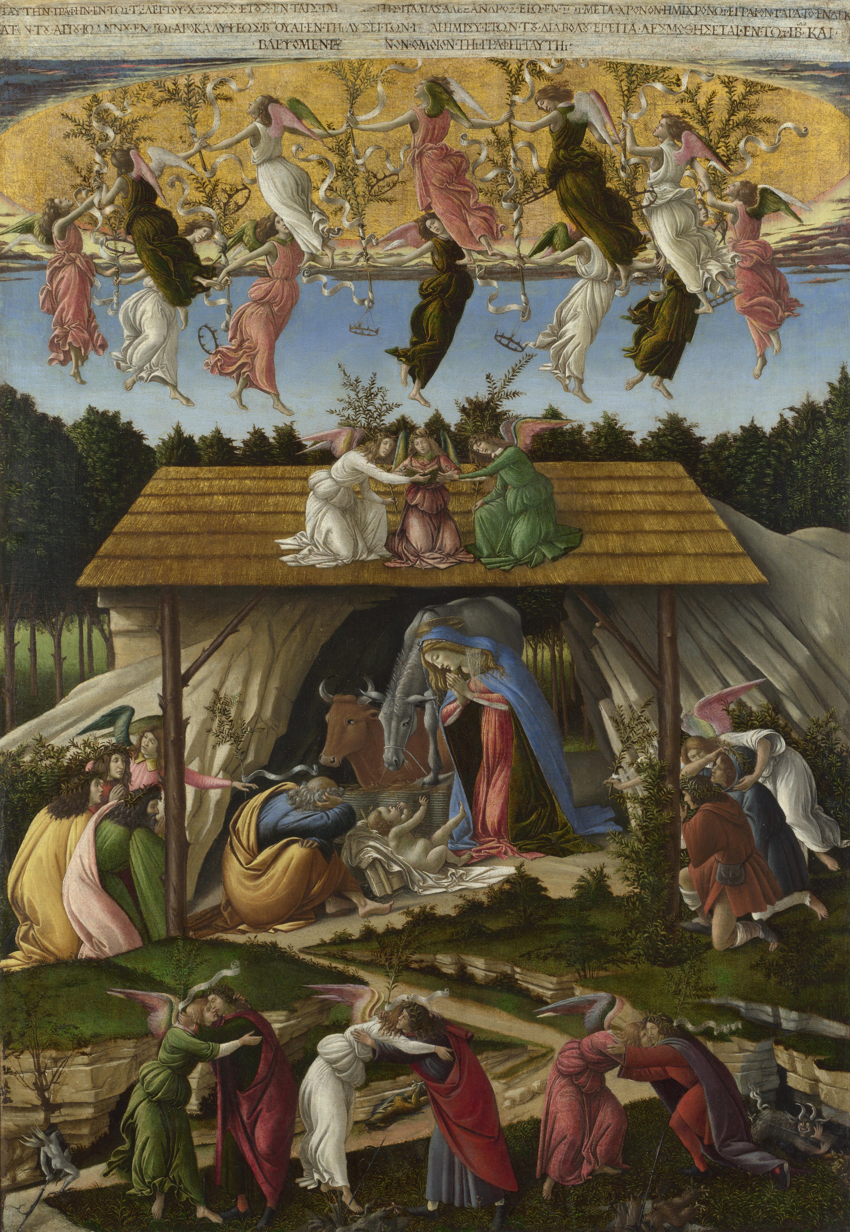 Den mystiska födelsen - Sandro Botticelli