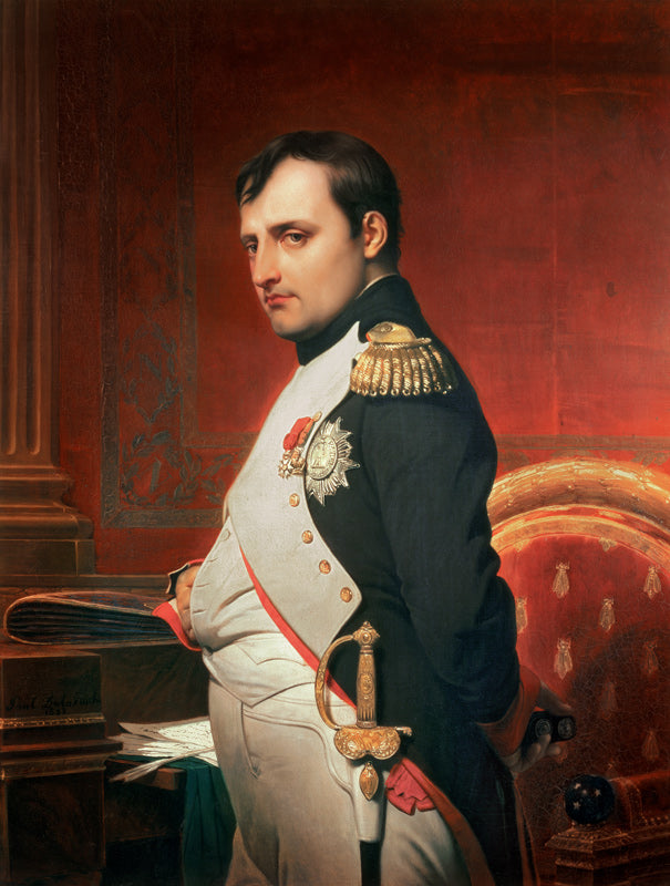 Napoleon (1769-1821) i sitt kontor - Paul Delaroche
