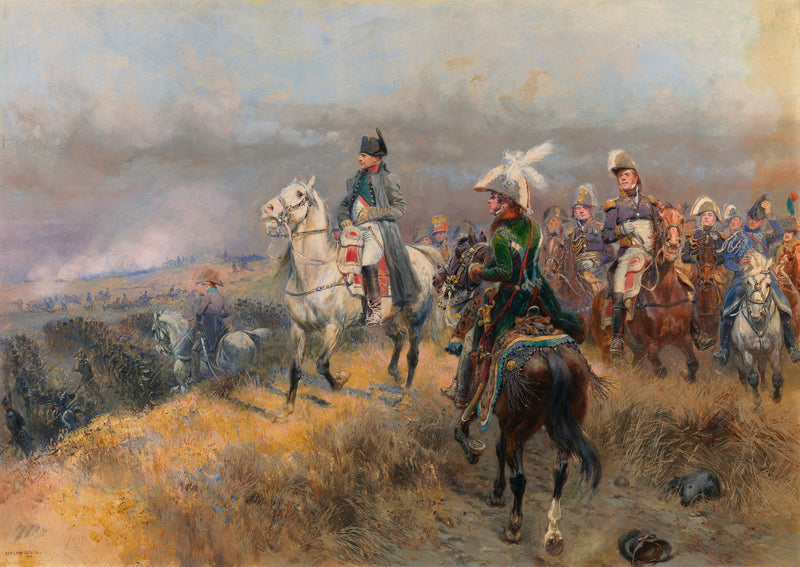 Napoléon och trupperna - Édouard Detaille